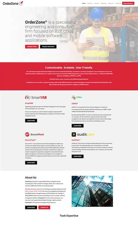 Engineering and Consulting Firm - WordPress design and development